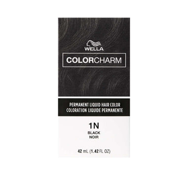 Wella Color Charm Permanent Liquid Hair Color 1N Black – 1.42 fl oz - ANNS BEAUTY SUPPLY